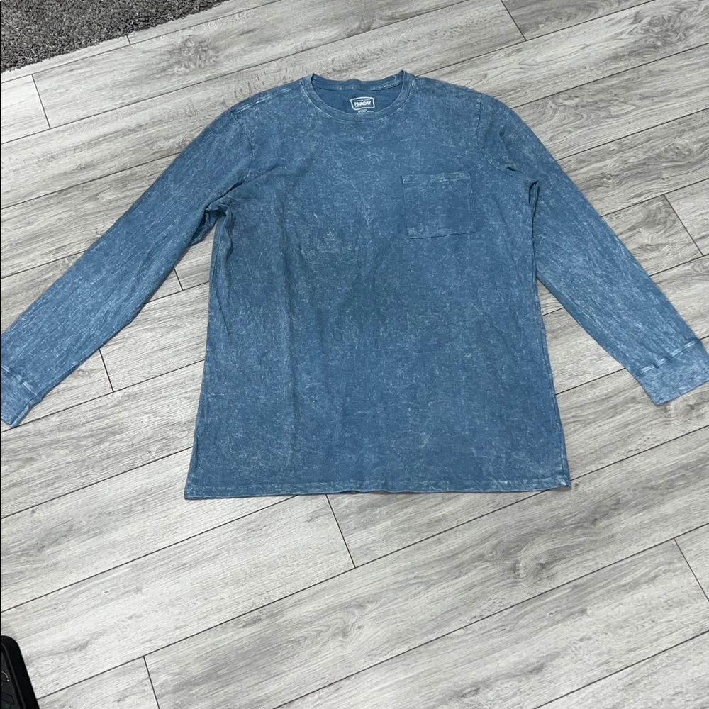 The Foundry Supply Co. Blue long sleeve Tee